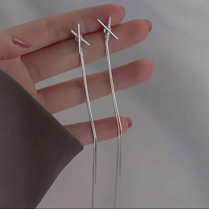 “Aesthetic Butterfly Earrings – With or Without Chain"