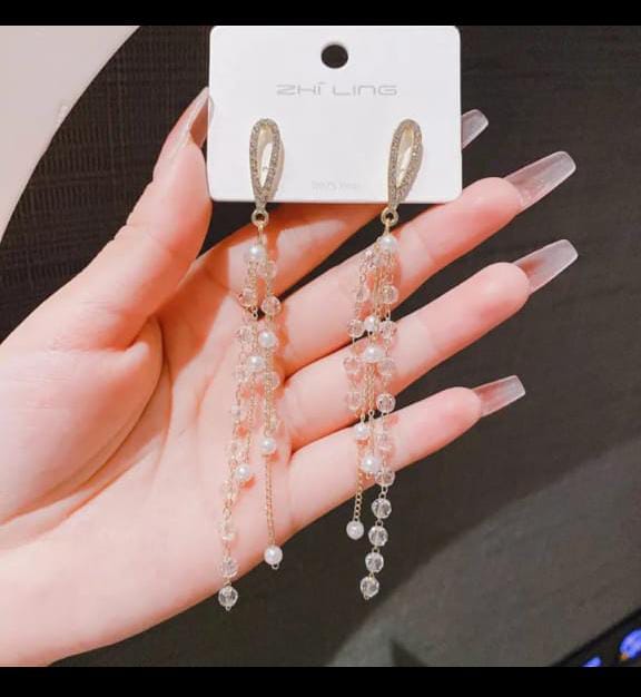 Pearl earrings