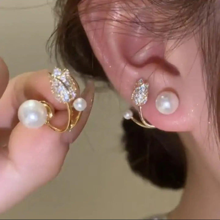 Pearl earrings