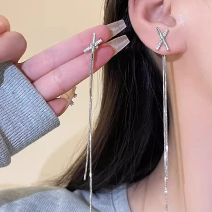 “Aesthetic Butterfly Earrings – With or Without Chain"